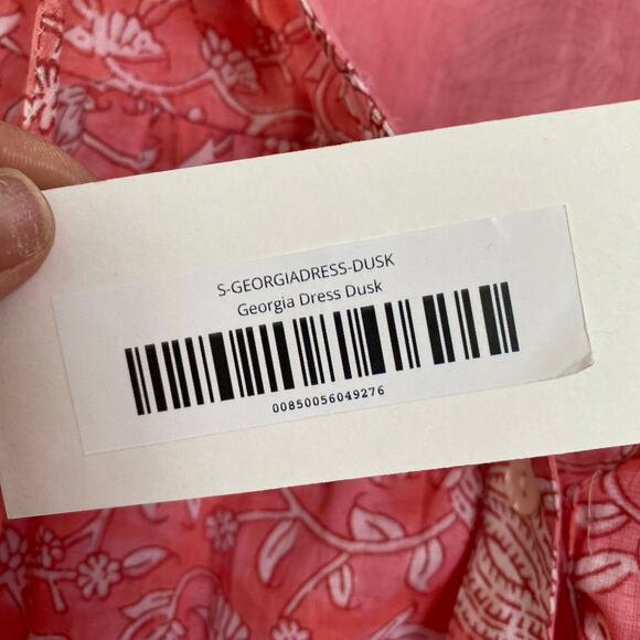 Marea Georgia Dress in a Floral Dusk Pink NWT Size Small - Picture 9 of 12